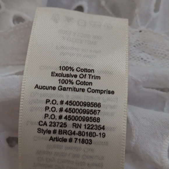 ARITZIA WILFRED LA BOHEME Gaia EYELET MIDI...MEDIUM - Picture 9 of 9